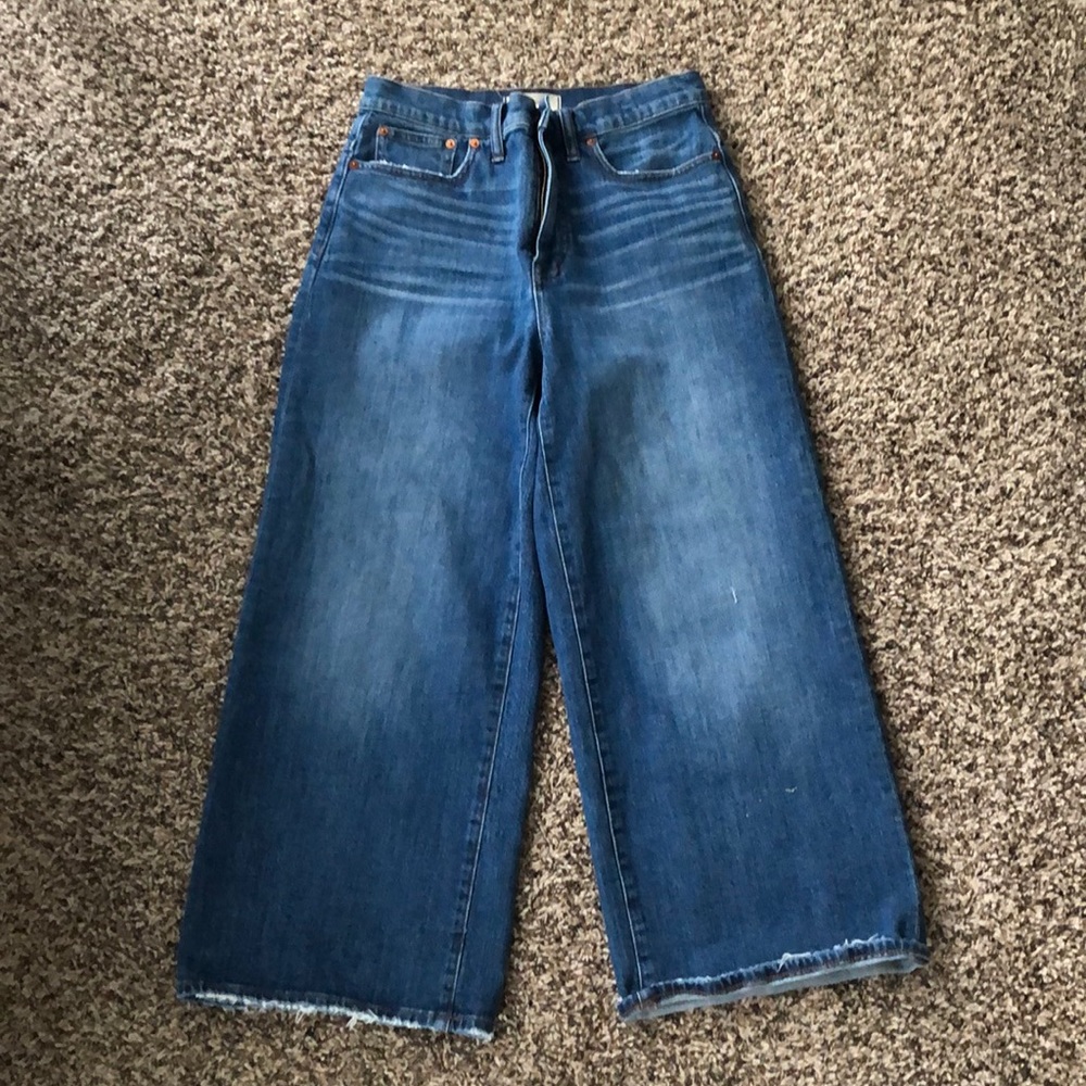 Madewell wide-leg crop jeans